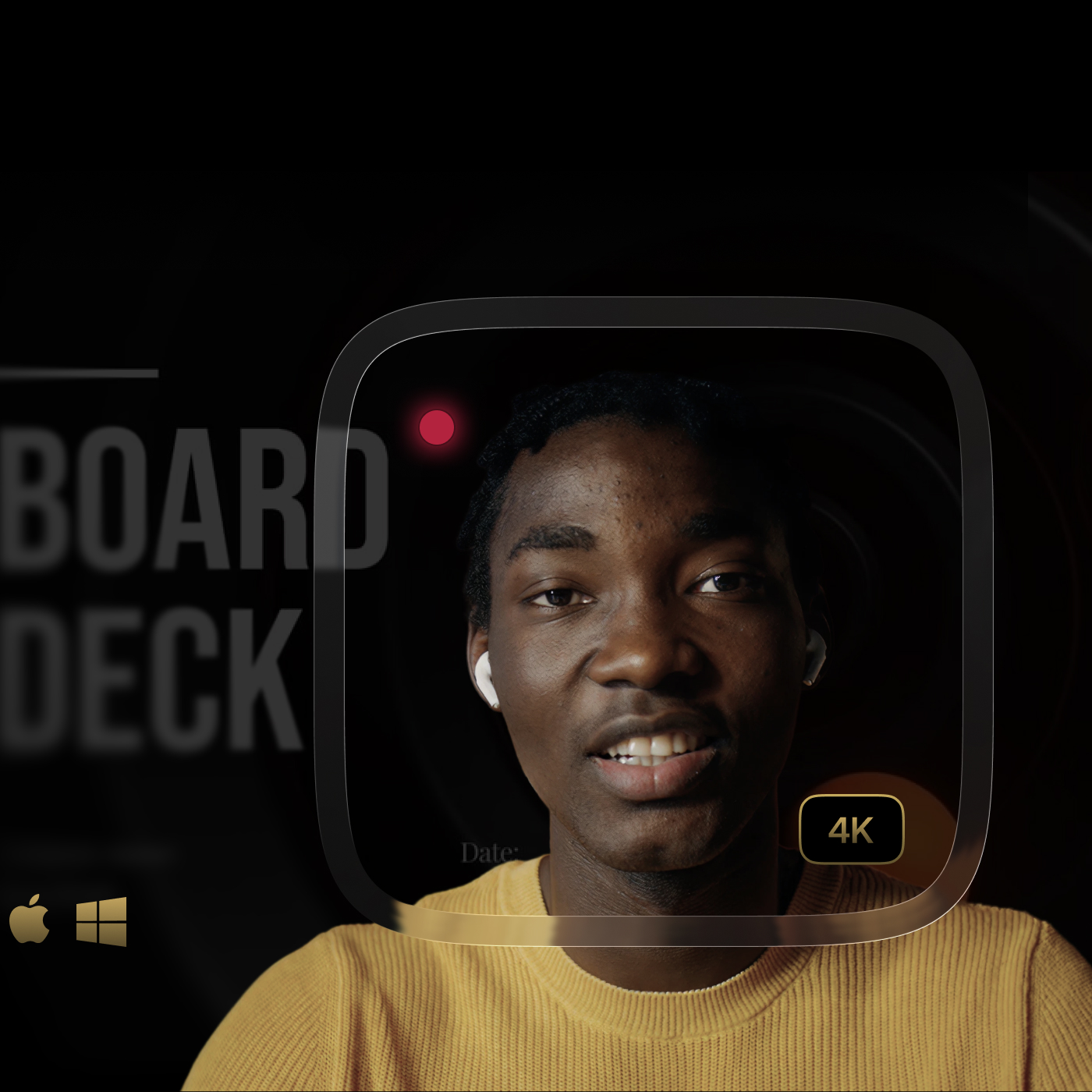 Supercut native screen and camera recording